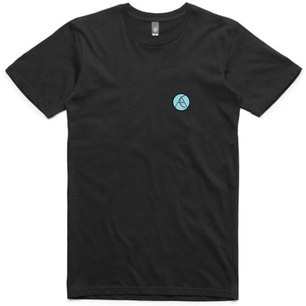 Black T-shirt (blue logo) Thumbnail