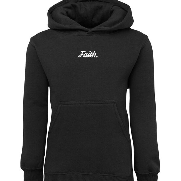 Faith Kids Hoodie (black)   Thumbnail