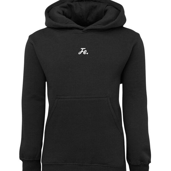 Faith Kids Hoodie - Spanish (black) Thumbnail